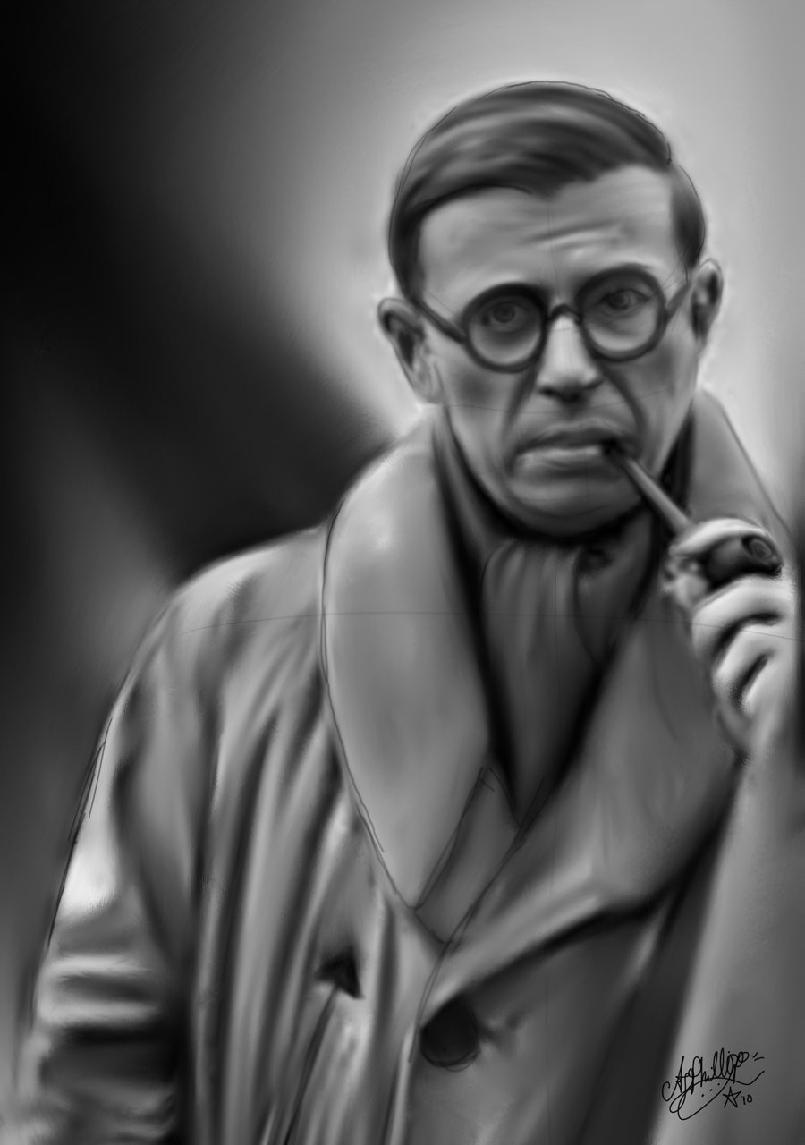 Jean paul sartre. Жан-Поль Сартр. Французский философ Жан Поль Сартр. Жан Поль Сартр портрет. Жан Поль Сартр в юности.